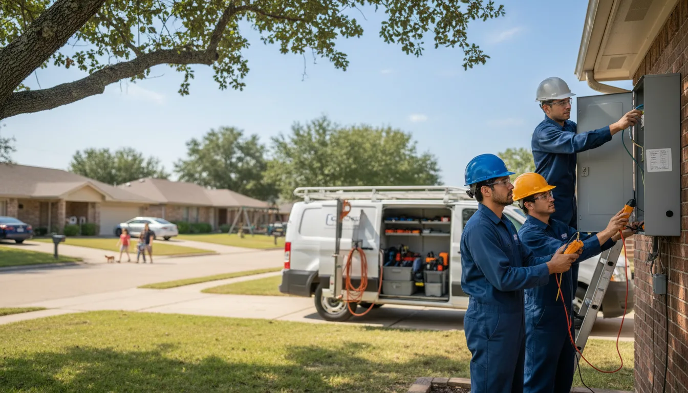Certified electrician providing emergency electrical services in Pawhuska, OK